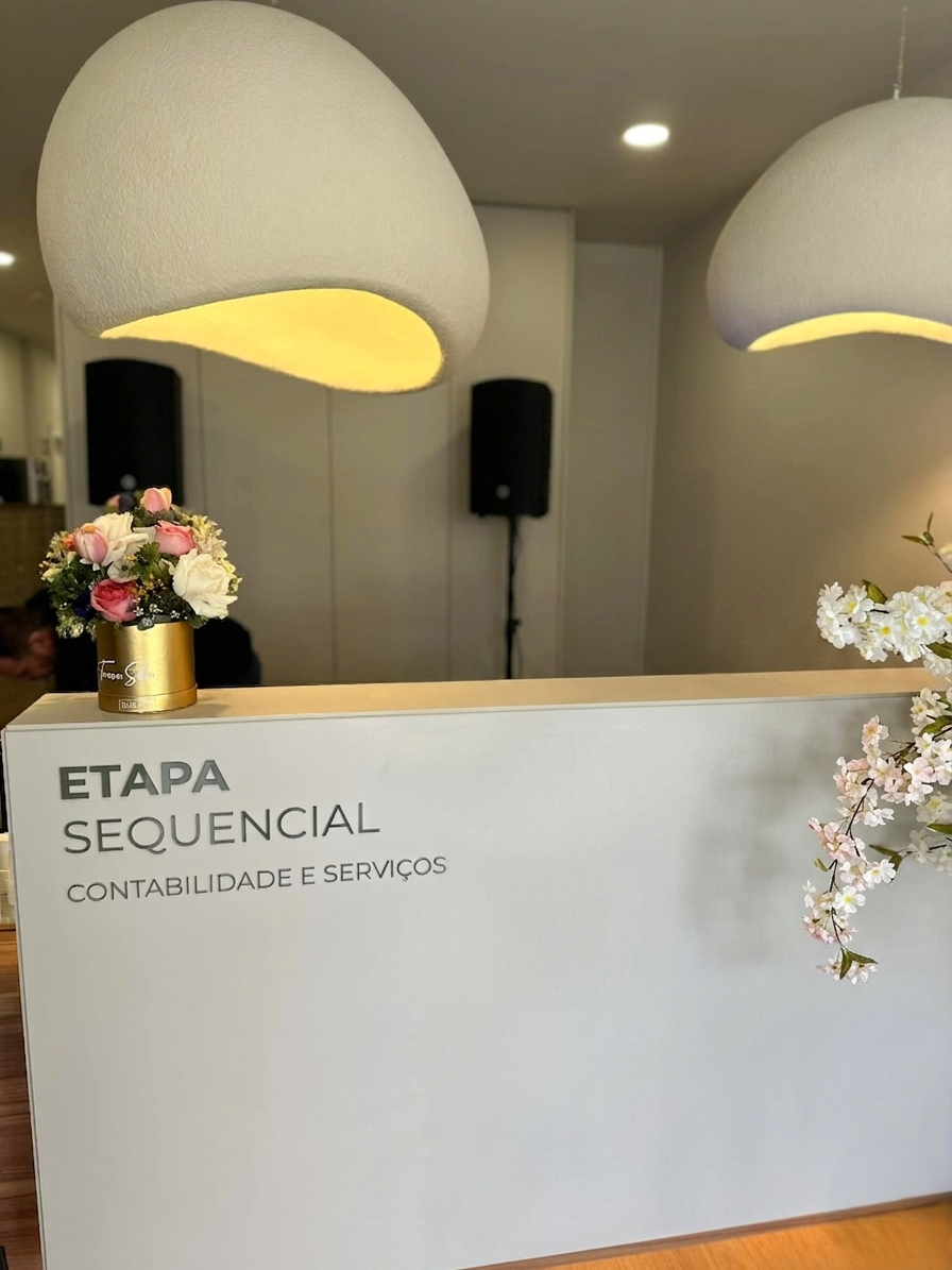 Interior do escritório Etapa Sequencial